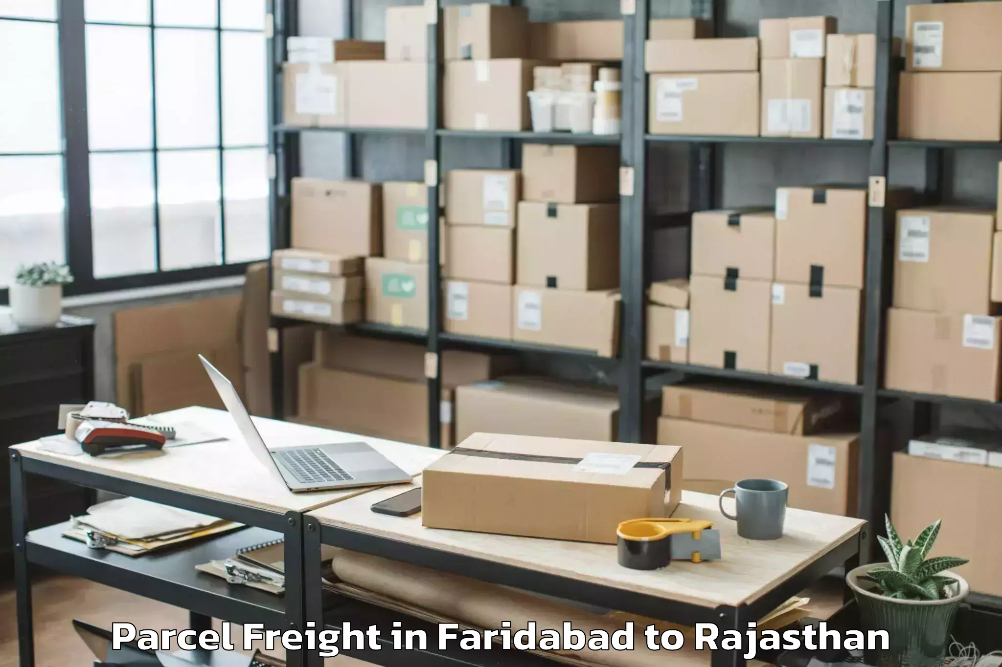 Book Faridabad to Kumher Parcel Freight Online